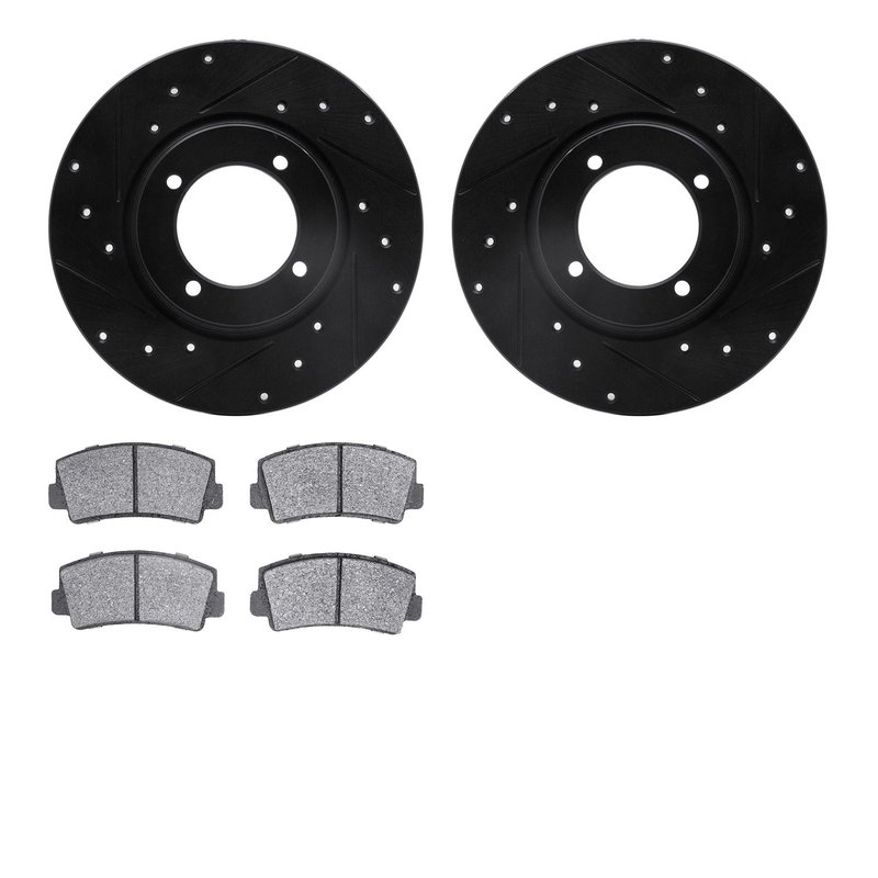 Dynamite Friction 8502-80043 Disc Brake Kit - Front