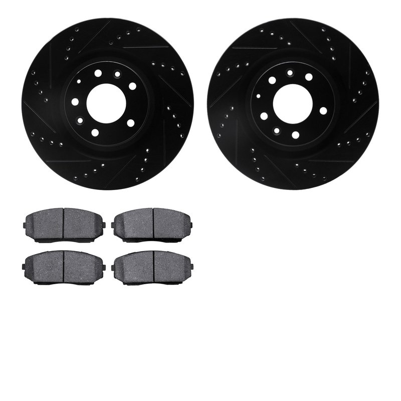 Dynamite Friction 8502-80060 Disc Brake Kit - Front