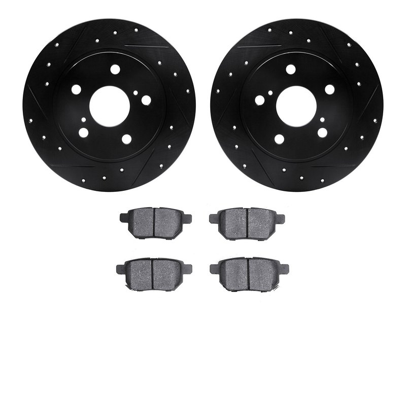 Dynamite Friction 8502-91000 Disc Brake Kit - Rear