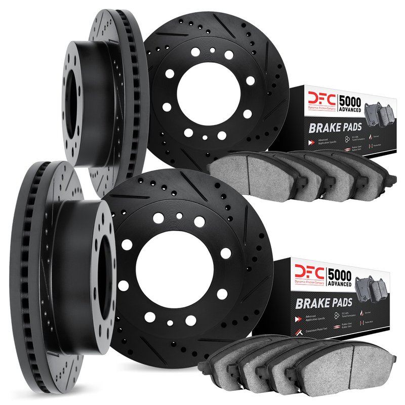 Dynamite Friction 8504-40249 Disc Brake Kit - Front and Rear