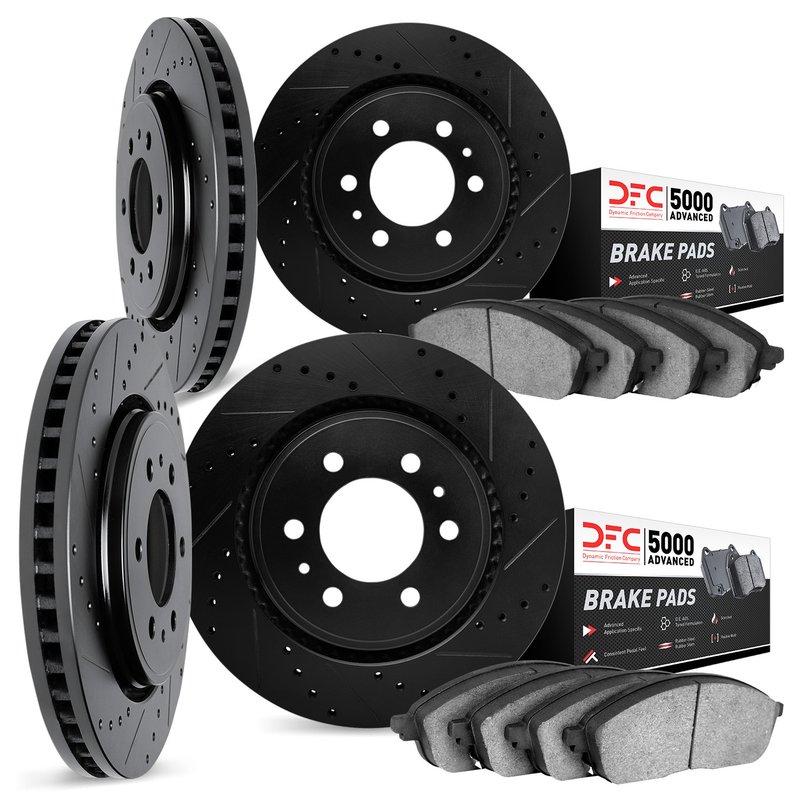 Dynamite Friction 8504-48053 Disc Brake Kit - Front and Rear