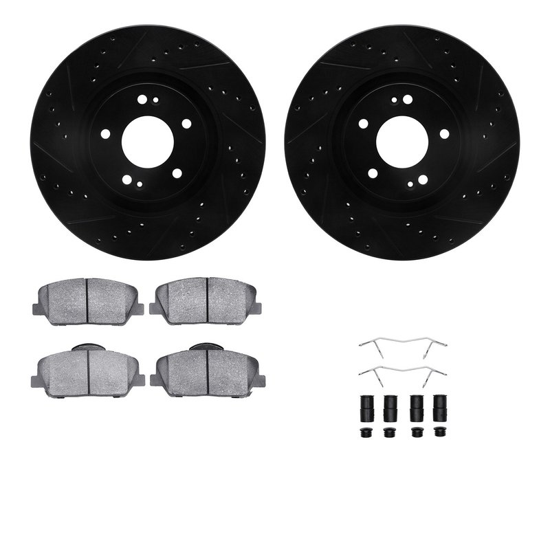 Dynamite Friction 8512-03003 Disc Brake Kit - Front