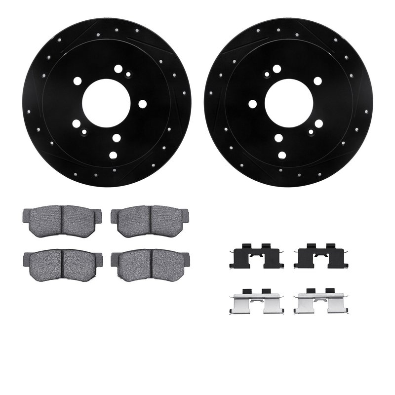 Dynamite Friction 8512-03020 Disc Brake Kit - Rear