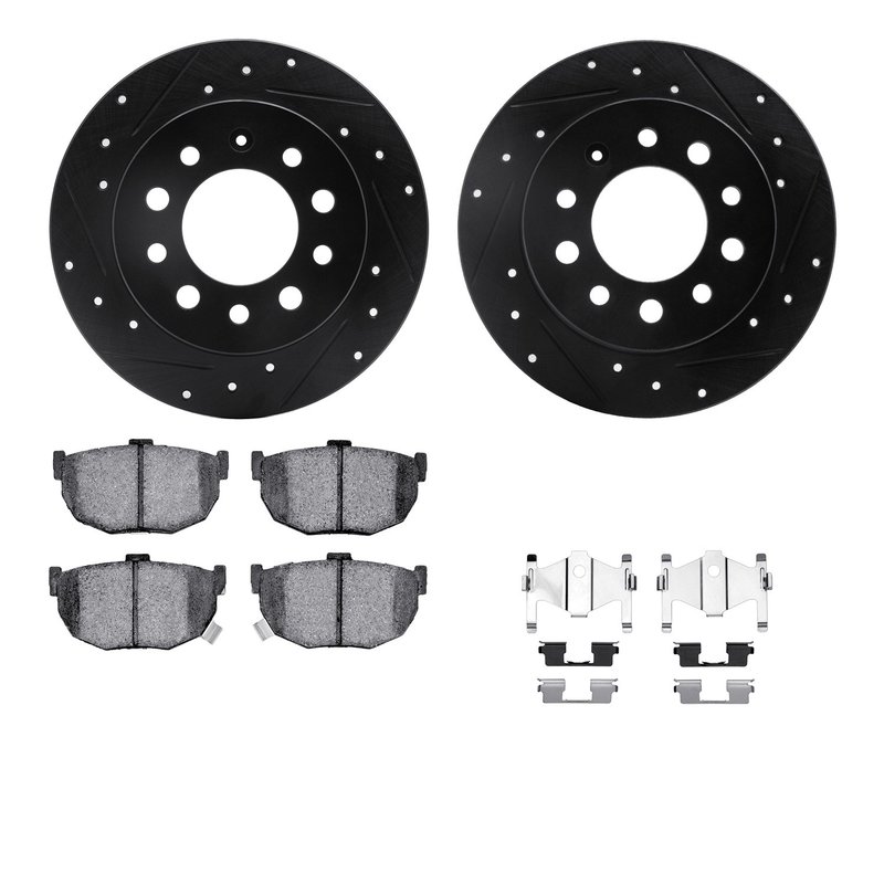 Dynamite Friction 8512-03024 Disc Brake Kit - Rear
