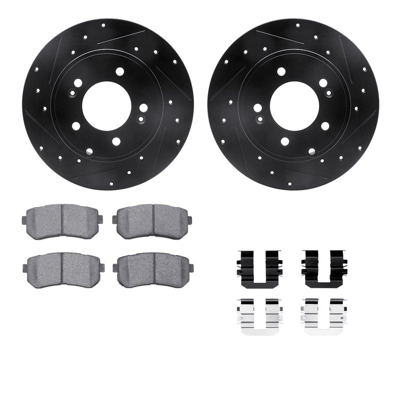 Dynamite Friction 8512-03035 Disc Brake Kit - Rear
