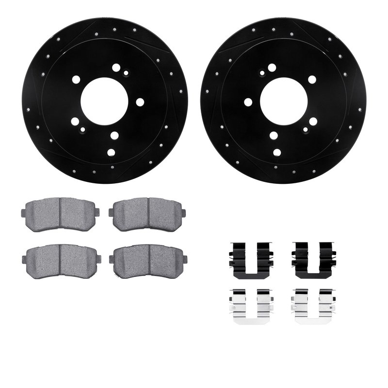 Dynamite Friction 8512-03037 Disc Brake Kit - Rear