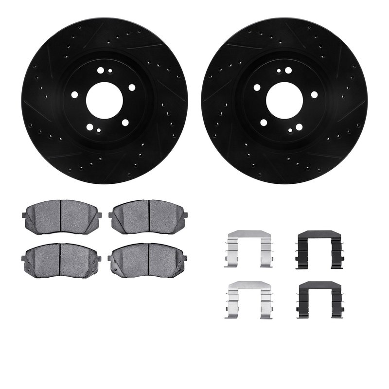 Dynamite Friction 8512-03042 Disc Brake Kit - Front