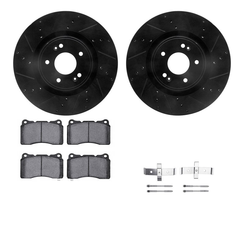 Dynamite Friction 8512-03064 Disc Brake Kit - Front