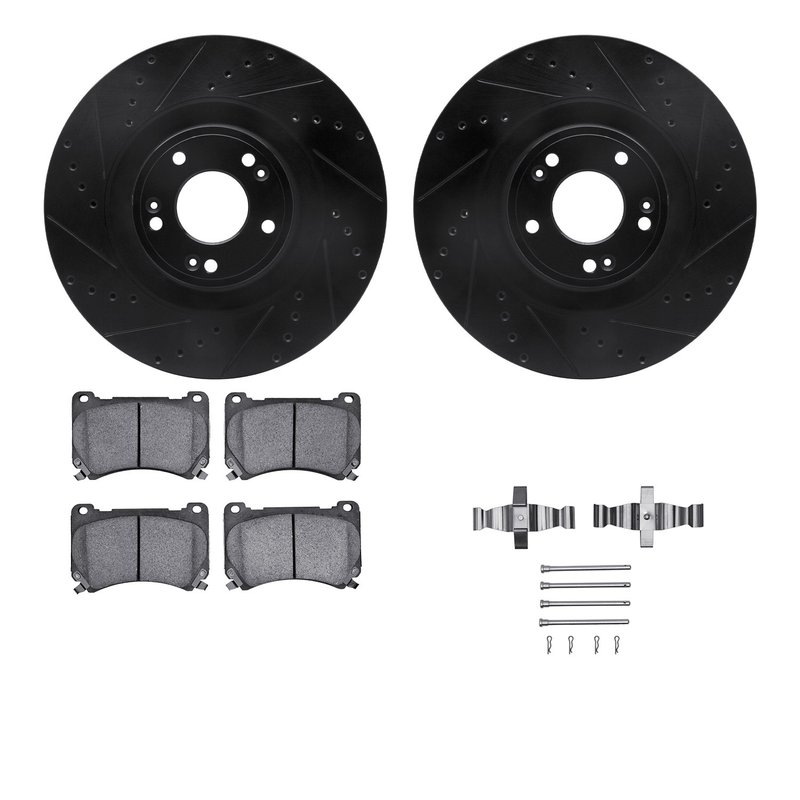 Dynamite Friction 8512-03069 Disc Brake Kit - Front