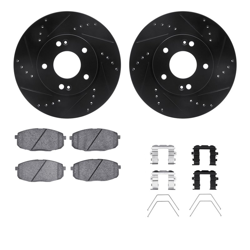 Dynamite Friction 8512-03074 Disc Brake Kit - Front