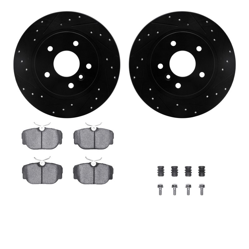 Dynamite Friction 8512-11000 Disc Brake Kit - Rear