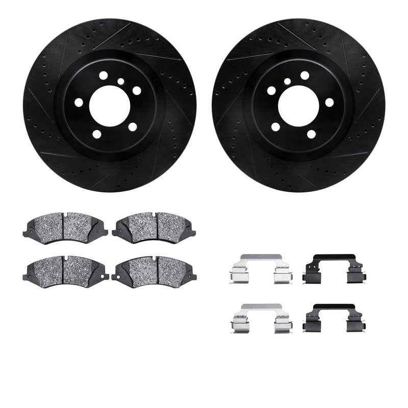 Dynamite Friction 8512-11031 Disc Brake Kit - Front