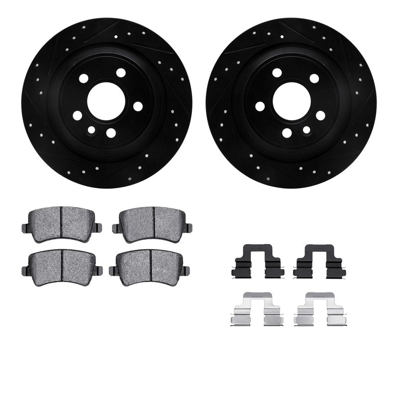 Dynamite Friction 8512-11034 Disc Brake Kit - Rear