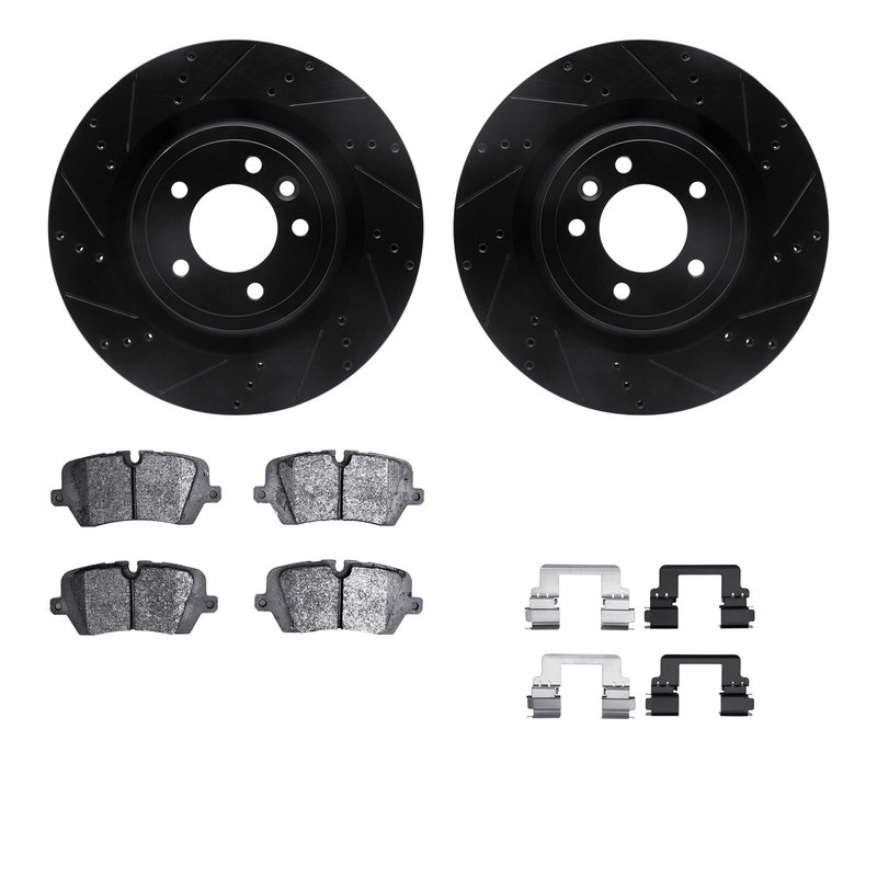 Dynamite Friction 8512-11038 Disc Brake Kit - Rear