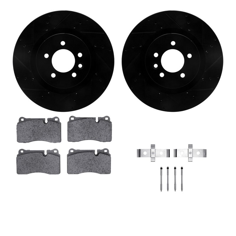Dynamite Friction 8512-11091 Disc Brake Kit - Front