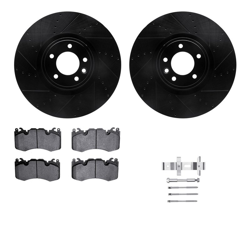 Dynamite Friction 8512-11176 Disc Brake Kit - Front