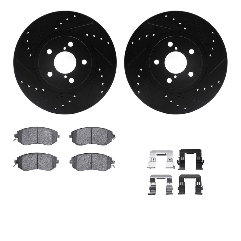 Dynamite Friction 8512-13011 Disc Brake Kit - Front