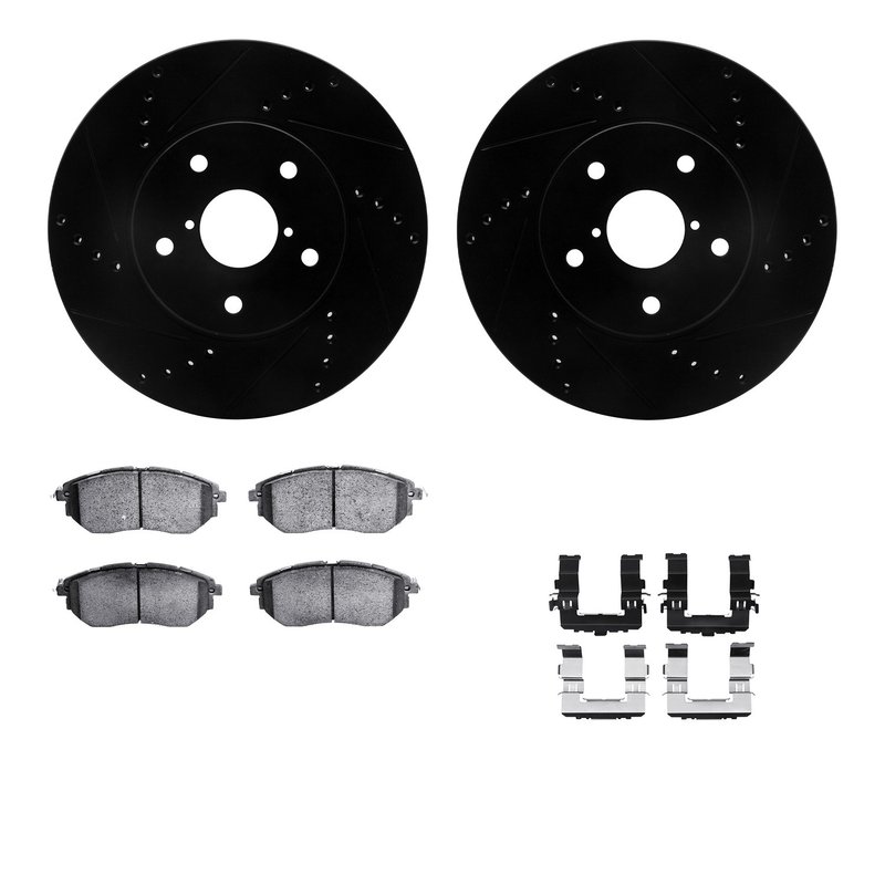 Dynamite Friction 8512-13033 Disc Brake Kit - Front