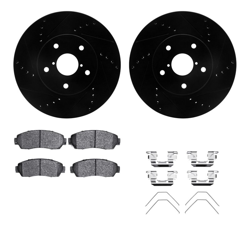 Dynamite Friction 8512-13034 Disc Brake Kit - Front