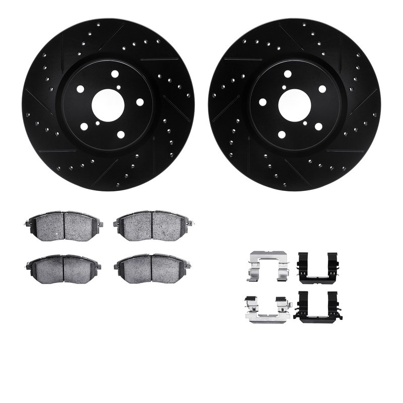 Dynamite Friction 8512-13044 Disc Brake Kit - Front