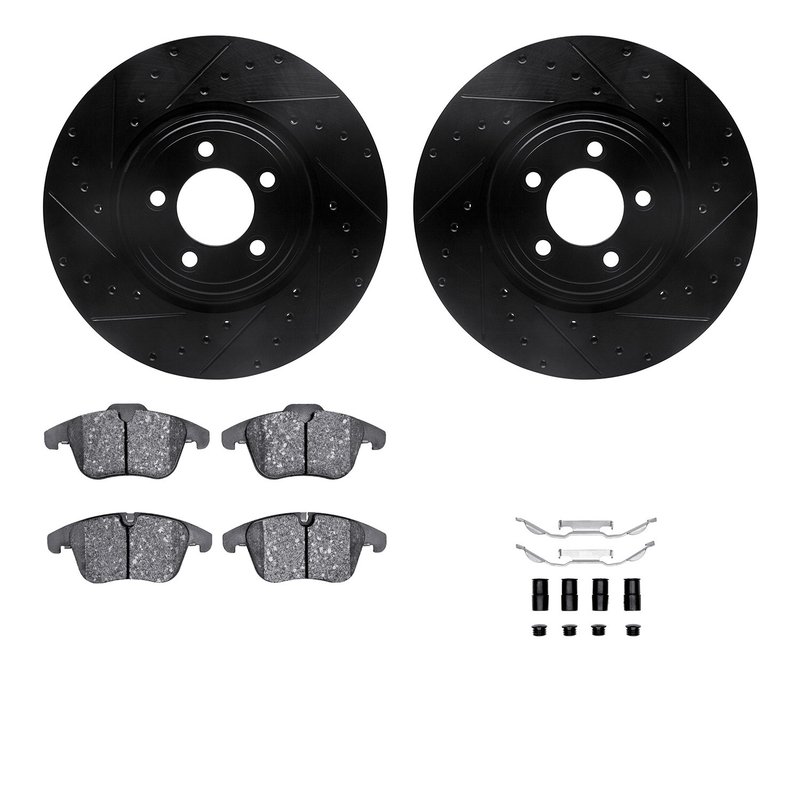 Dynamite Friction 8512-20013 Disc Brake Kit - Front