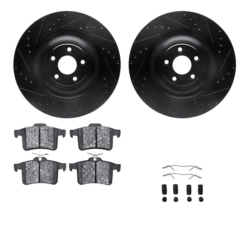 Dynamite Friction 8512-20020 Disc Brake Kit - Rear