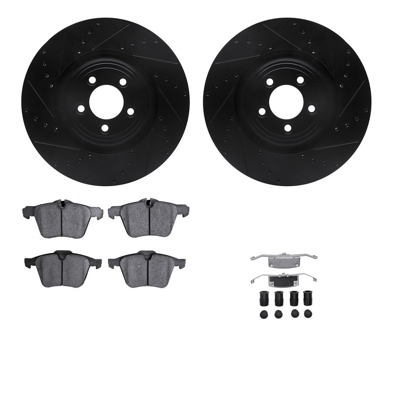 Dynamite Friction 8512-20096 Disc Brake Kit - Front