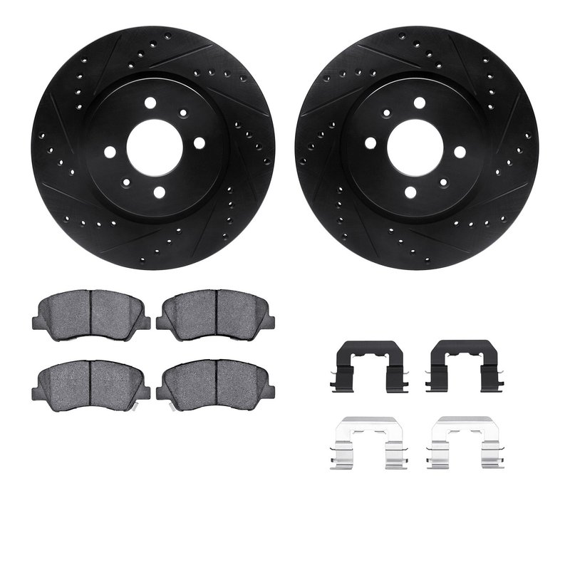 Dynamite Friction 8512-21024 Disc Brake Kit - Front
