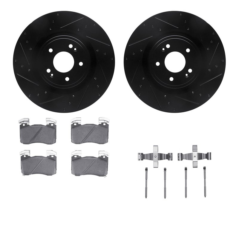 Dynamite Friction 8512-21046 Disc Brake Kit - Front
