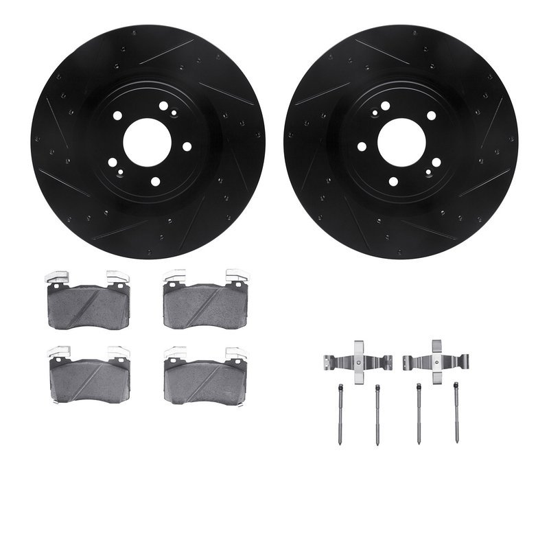 Dynamite Friction 8512-21048 Disc Brake Kit - Front