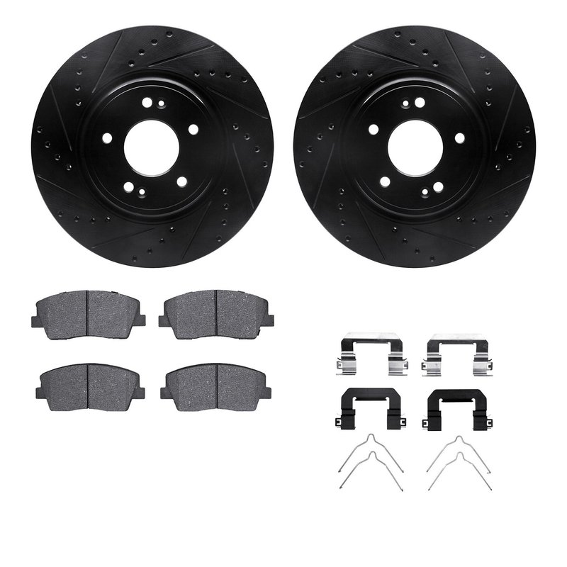 Dynamite Friction 8512-21051 Disc Brake Kit - Front
