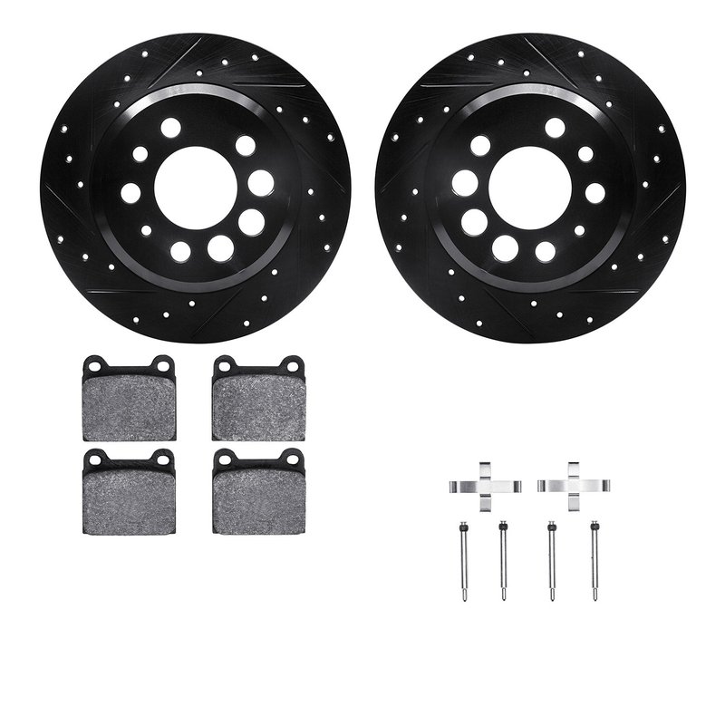 Dynamite Friction 8512-27009 Disc Brake Kit - Rear