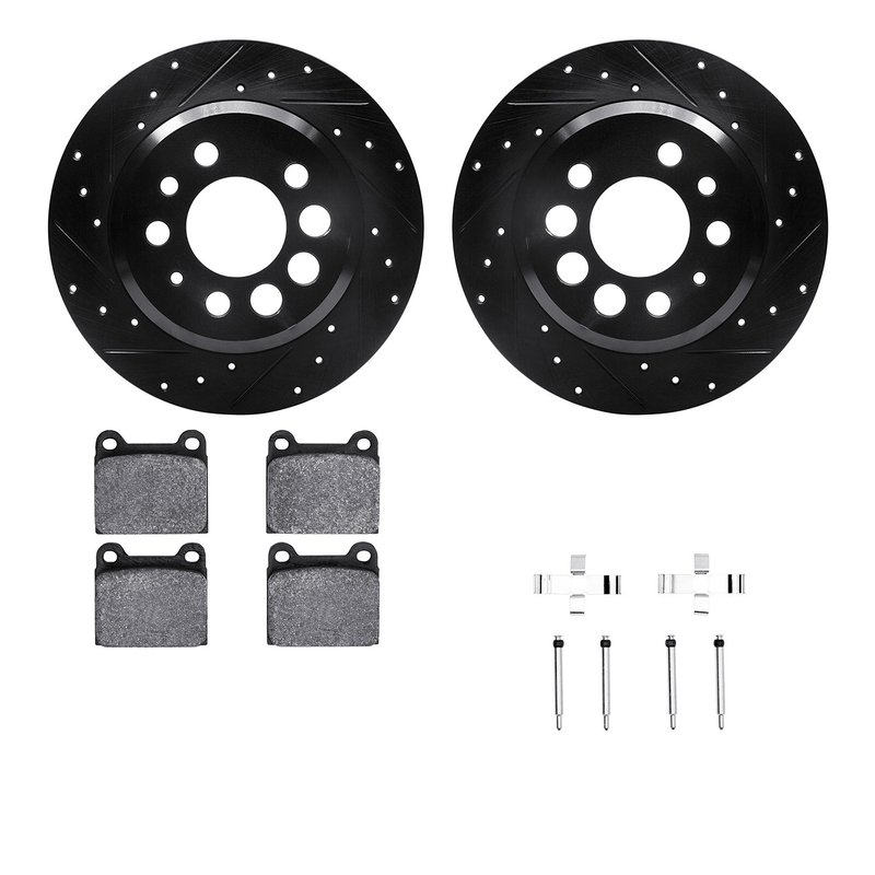 Dynamite Friction 8512-27010 Disc Brake Kit - Rear