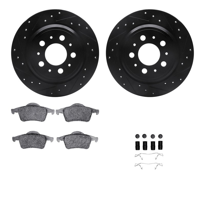 Dynamic Friction 8512-27029 Disc Brake Kit - Rear