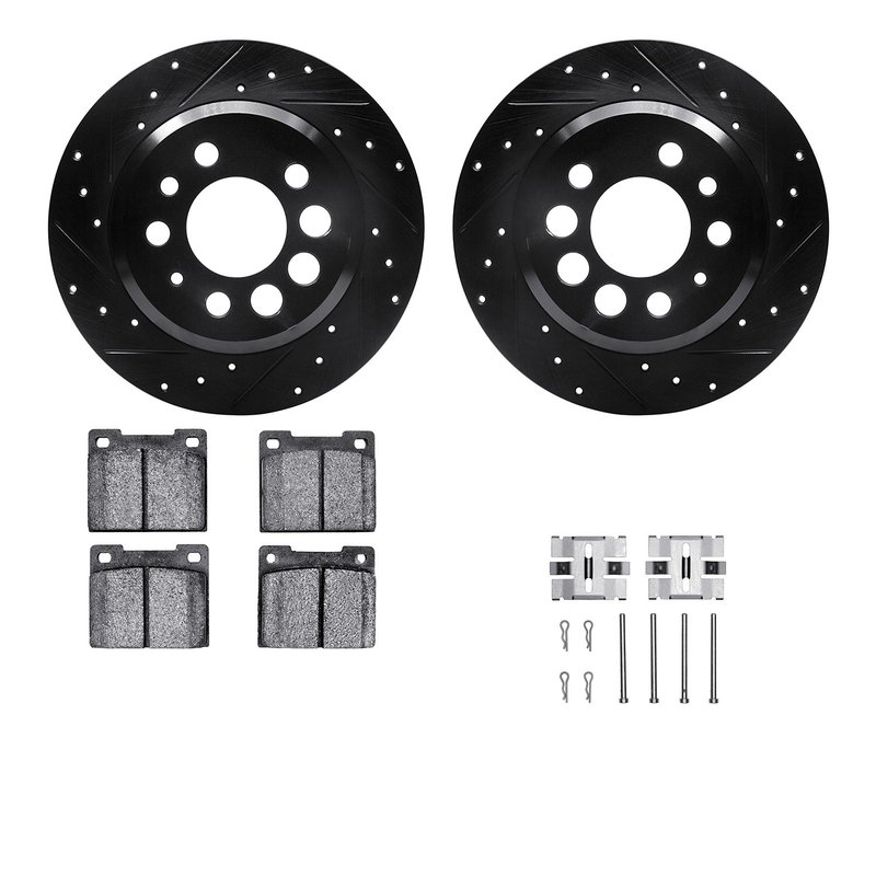 Dynamite Friction 8512-27102 Disc Brake Kit - Rear