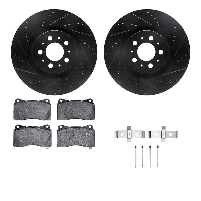 Dynamite Friction 8512-27204 Disc Brake Kit - Front