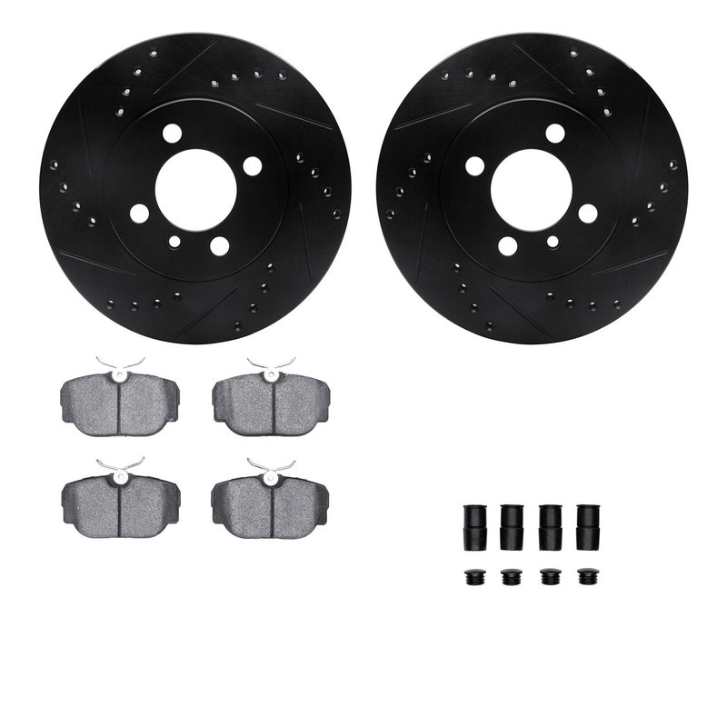 Dynamite Friction 8512-31015 Disc Brake Kit - Front