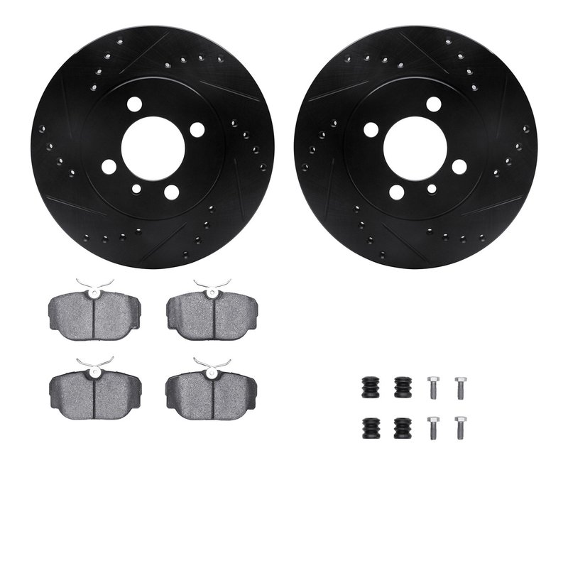 Dynamite Friction 8512-31016 Disc Brake Kit - Front