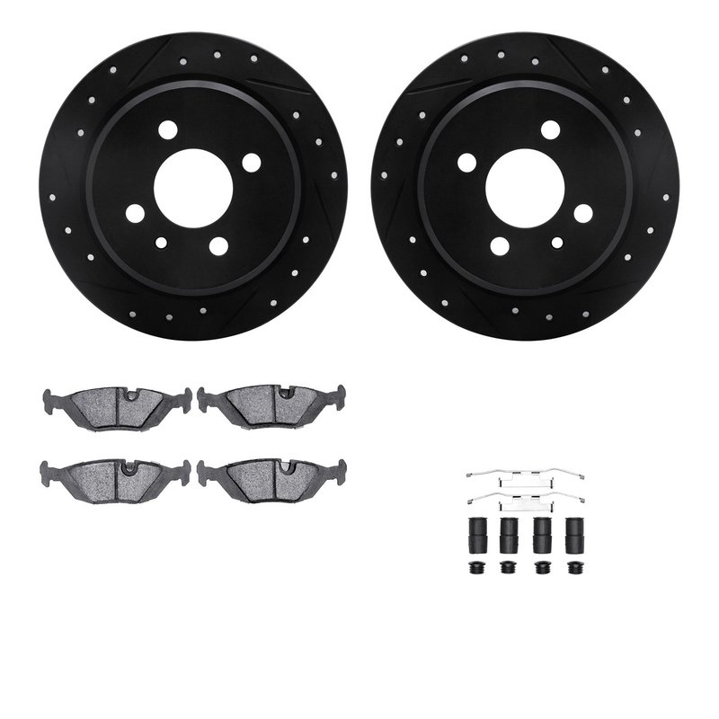 Dynamite Friction 8512-31017 Disc Brake Kit - Rear