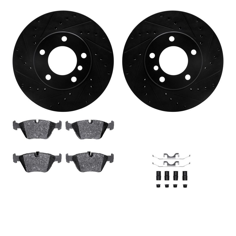 Dynamite Friction 8512-31041 Disc Brake Kit - Front