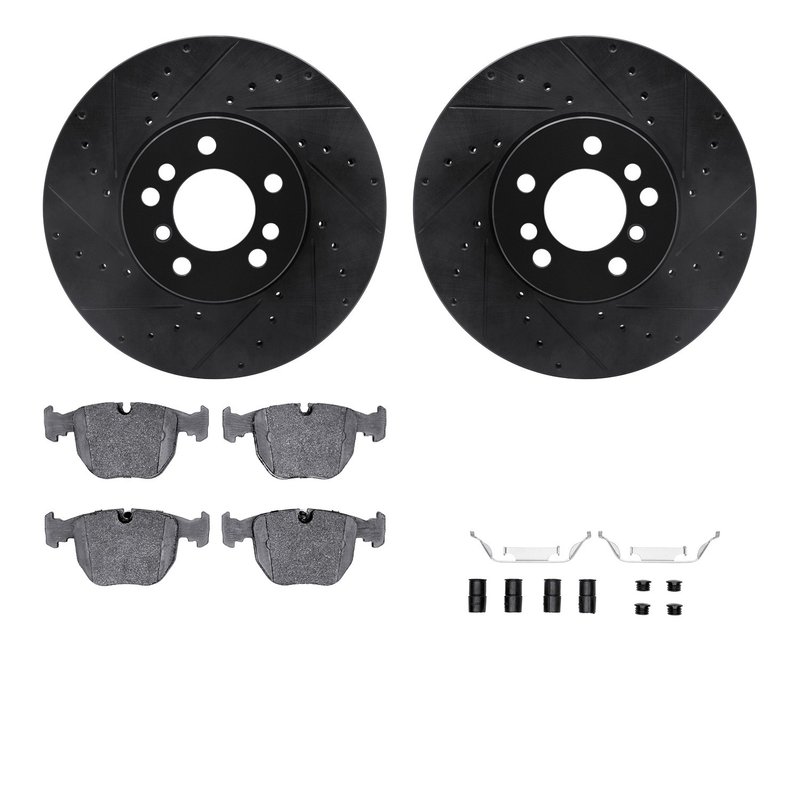 Dynamite Friction 8512-31043 Disc Brake Kit - Front