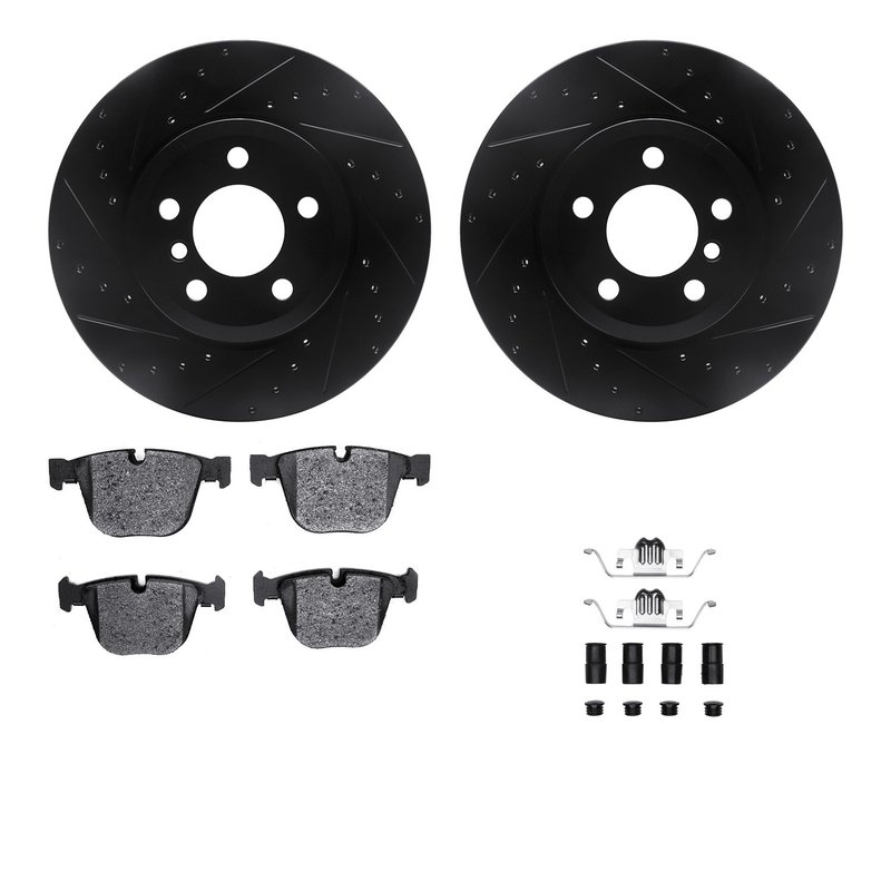 Dynamic Friction 8512-31075 Disc Brake Kit - Rear