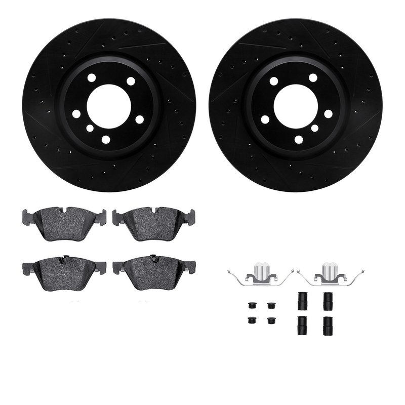 Dynamite Friction 8512-31076 Disc Brake Kit - Front