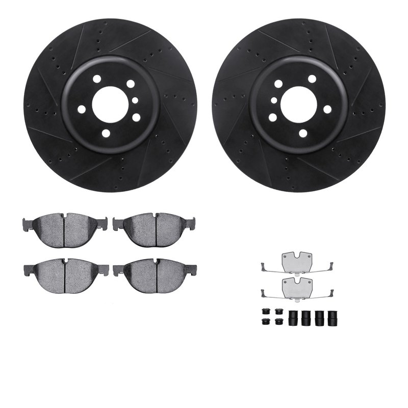 Dynamite Friction 8512-31099 Disc Brake Kit - Front