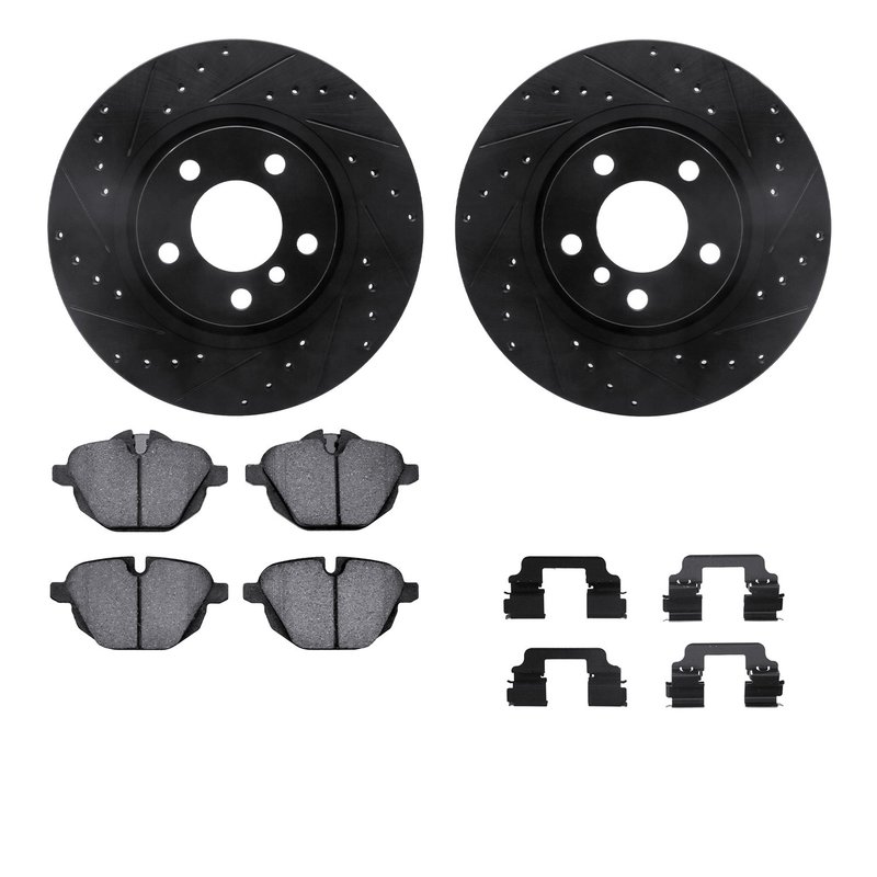 Dynamite Friction 8512-31105 Disc Brake Kit - Rear