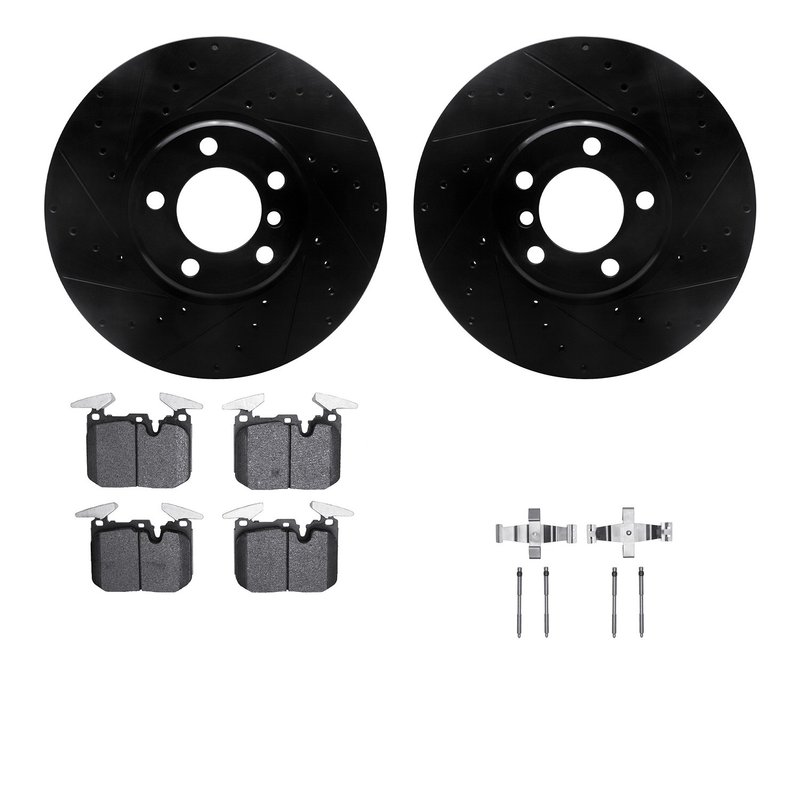 Dynamite Friction 8512-31124 Disc Brake Kit - Front