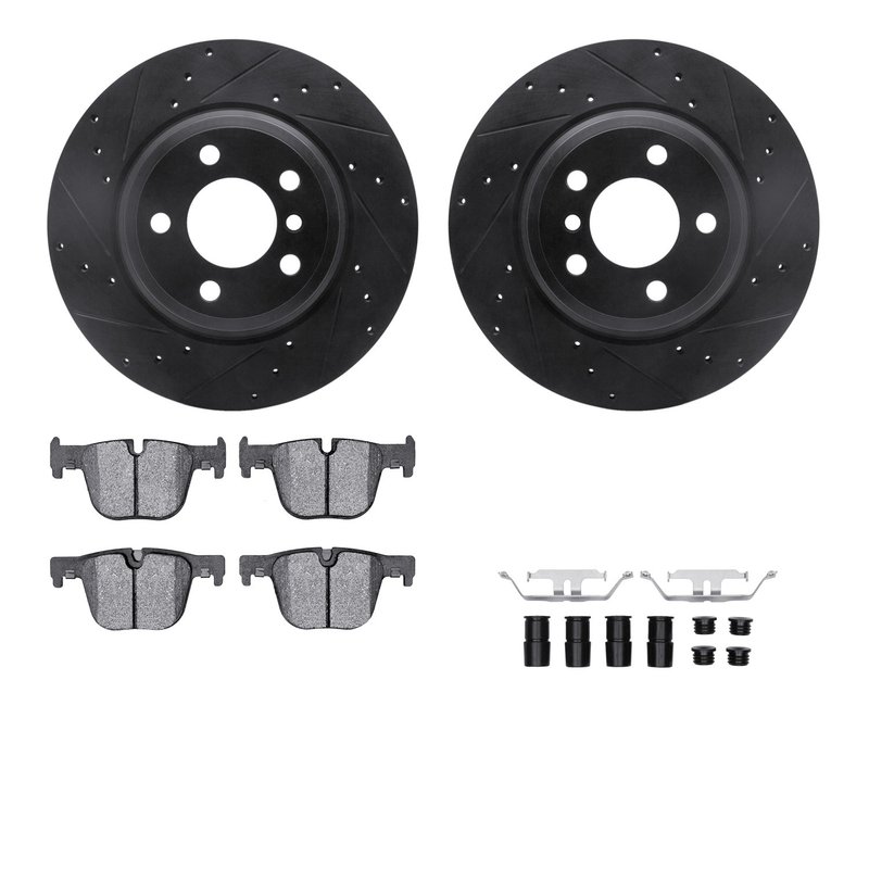 Dynamite Friction 8512-31126 Disc Brake Kit - Rear