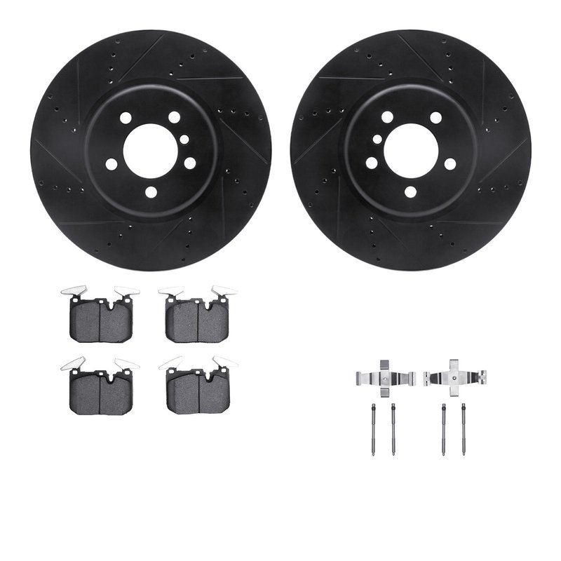 Dynamite Friction 8512-31131 Disc Brake Kit - Front