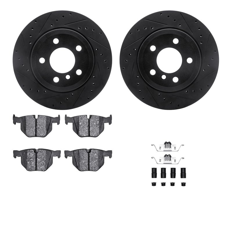 Dynamite Friction 8512-31146 Disc Brake Kit - Rear
