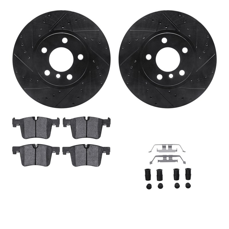 Dynamite Friction 8512-31153 Disc Brake Kit - Front